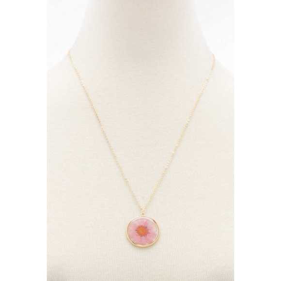 Flower Pendant Necklace - Picture 2 of 4